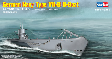 Hobby Boss DKM Navy Type VII-B U-Boat 1/350
